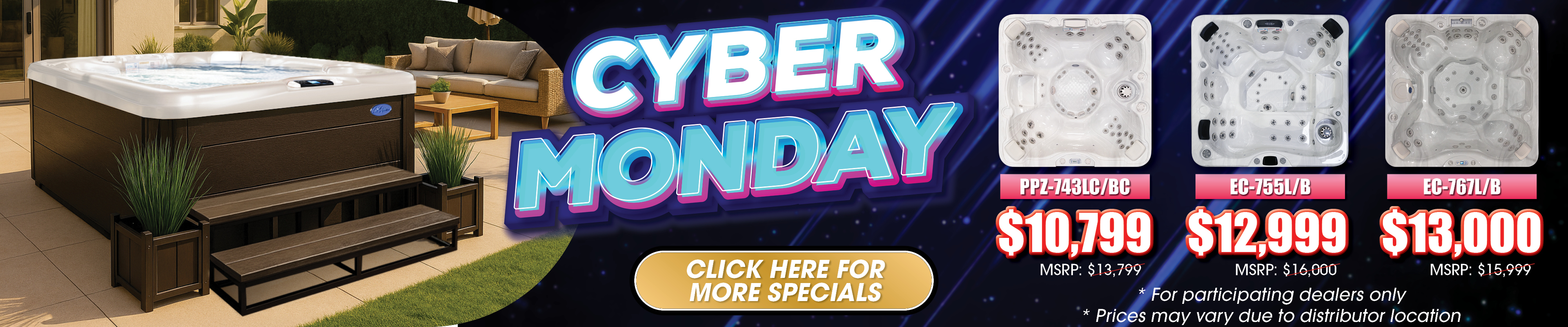 Calspas hot tub being used in a family setting - Fort Lauderdale